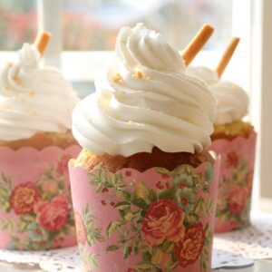 Vanilla Blossom Cupcake