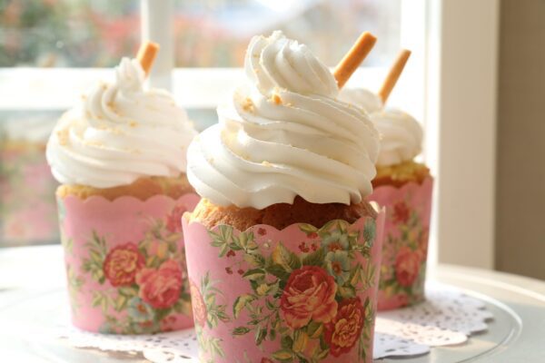 Vanilla Blossom Cupcake