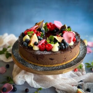 Choco-Berry Garden Cake