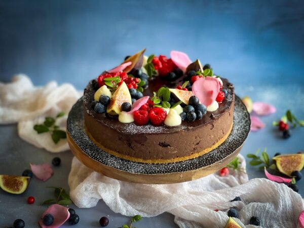 Choco-Berry Garden Cake